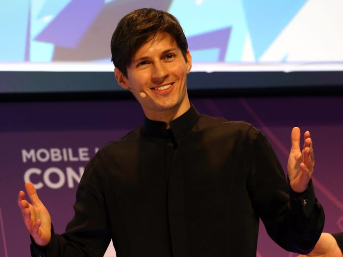 Pavel Durov Telegram founder